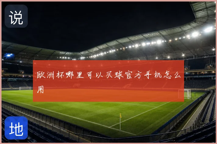 欧洲杯哪里可以买球官方手机怎么用