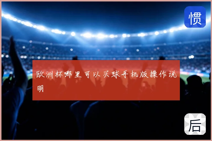 欧洲杯哪里可以买球手机版操作说明